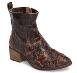 Crinkle Finish Star Bootie