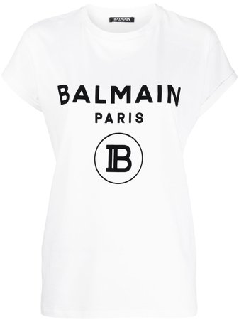 Balmain Logo Print T-shirt | Farfetch.com