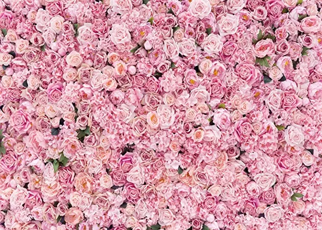 Amazon.com : BINQOO 8x6ft Pink Flowers Backdrops Pink Rose Wall Background Girls Birthday Party Weeding Bridal Shower Anniversary Ceremony Decor : Electronics