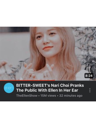 BITTER-SWEET Ellen YouTube