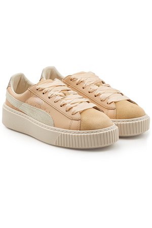 Creeper Sneakers with Suede and Leather Gr. UK 8