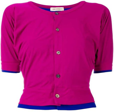 Pre-Owned layered shortsleeved blouse