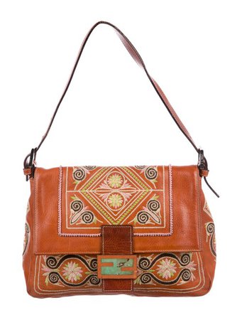Fendi Embroidered Mama Forever Bag - Handbags - FEN97206 | The RealReal