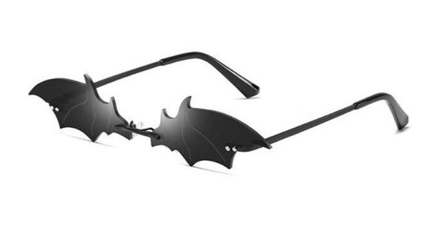 Black Frame Bat Shades