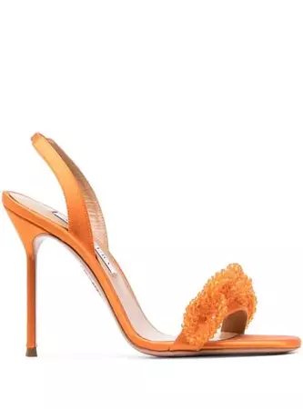 orange sandal heel - Google Search