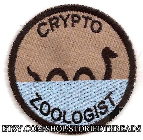 Cryptozoologist Geek Merit Badge Patch | Etsy