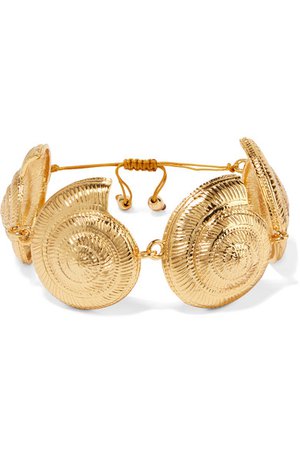 Tohum | Archi gold-plated bracelet | NET-A-PORTER.COM