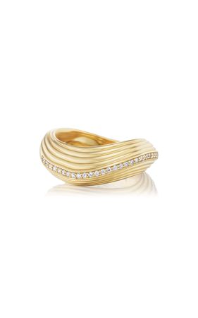 Marea 18k Yellow Gold Diamond Ring By Sorellina | Moda Operandi