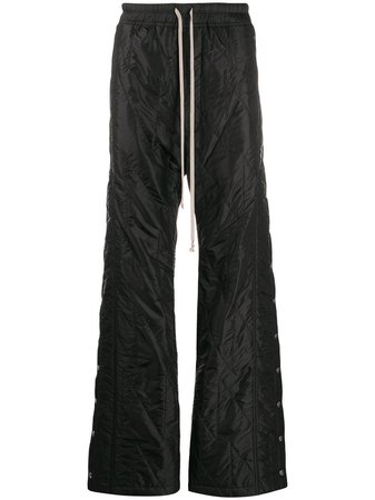 Rick Owens Drkshdw Easy Pusher Quilted-Effect Trousers | Farfetch.com