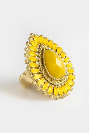 yellow teardrop ring - Google Search