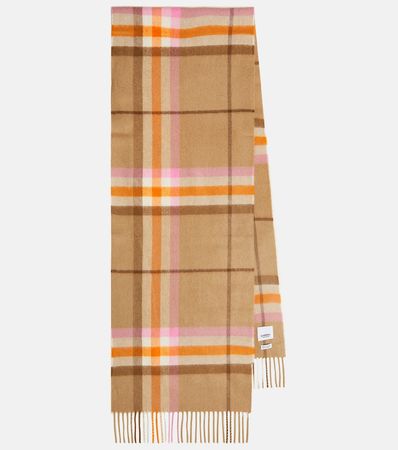 Burberry Check Cashmere Scarf in Beige - Burberry | Mytheresa