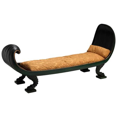 Crocodile Pavilion Chaise For Sale at 1stDibs