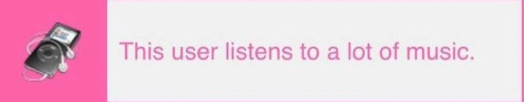 This user listens to a lot of music 🎵🎀🌸