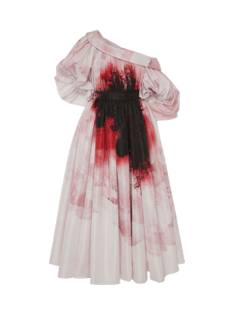 Alexander McQueen Anemone Print dress