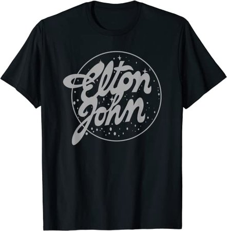 Amazon.com: Elton John Official Vintage Tour Logo T-Shirt: Clothing