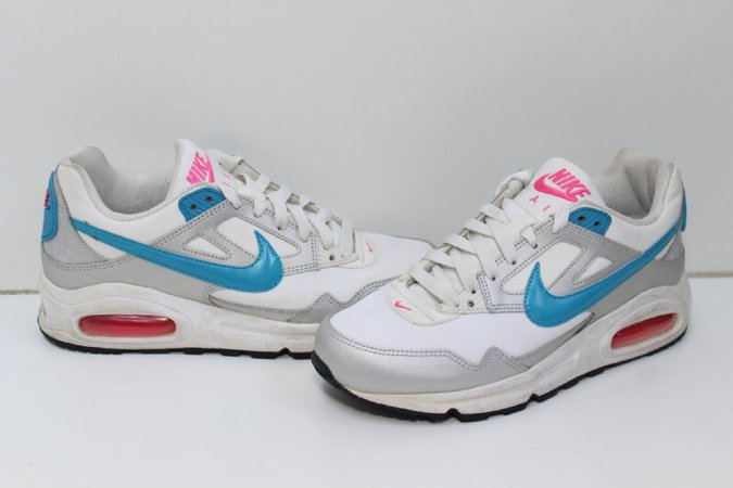 Nike pink and blue