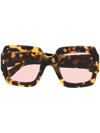 Gucci Eyewear Oversized tortoiseshell-frame Sunglasses - Farfetch