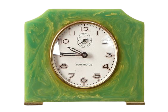 1931 Seth Thomas Green Catalin alarm clock