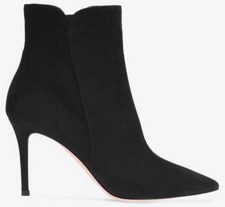 black ankle boot