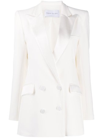 Hebe Studio double-breasted notched lapel blazer