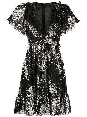 Giambattista Valli star print flared dress