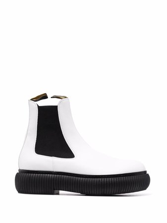 LANVIN pull-on leather ankle boots - FARFETCH
