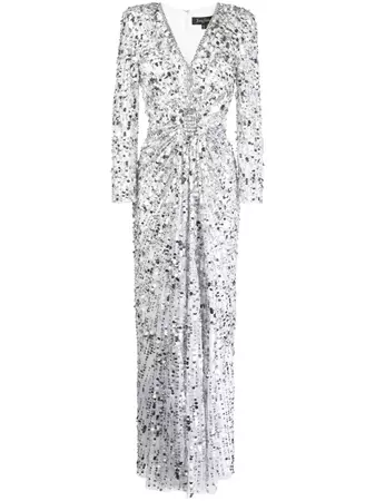 Jenny Packham Gazelle sequin-embellished Gown - Farfetch