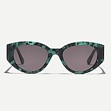 J.Crew: Mod Rounded Cat-eye Sunglasses For Women in Blue Torte