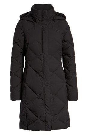 The North Face Miss Metro II Water Repellent Hooded Parka black