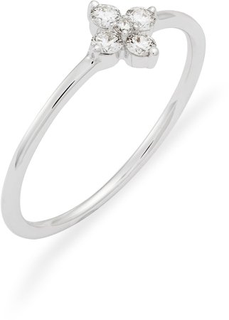 Getty Diamond Flower Ring
