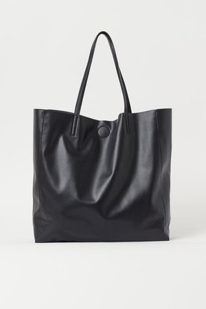 Large Shopper - Black - Ladies | H&M US