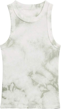 Fitted Tie-Dye Ribbed Tank