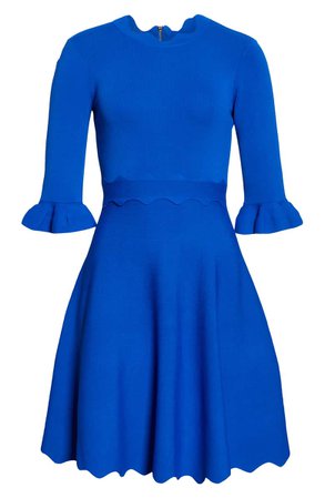 Ted Baker London Lauron Fit & Flare Sweater Dress | Nordstrom