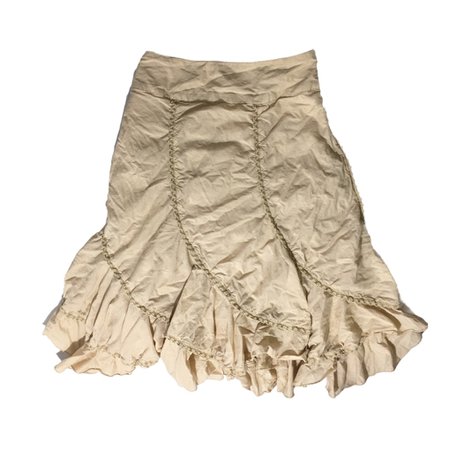 cream fairy grunge skirt