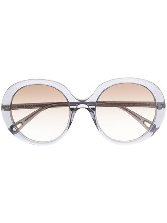 Chloé Eyewear oversize-rounded sunglasses - FARFETCH
