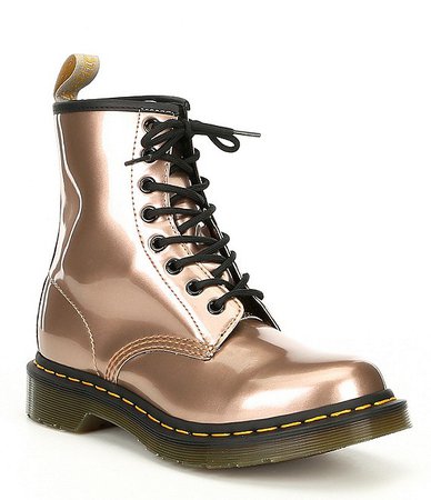 Dr. Martens 1460 Glossy Metallic Boots | Dillard's
