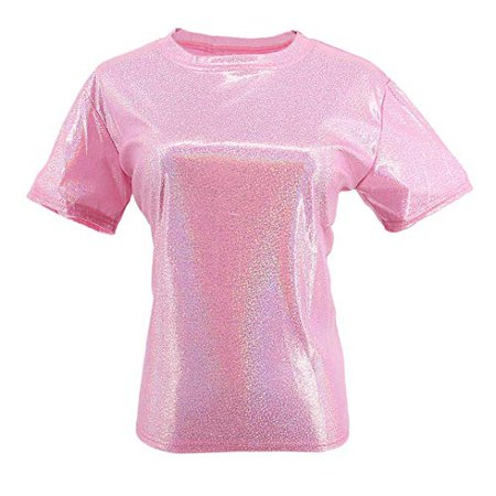 Pink Holographic T-Shirt 1