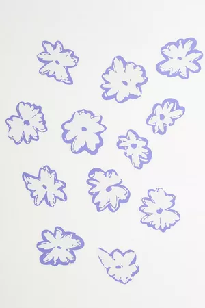 Purple Flower Doodles