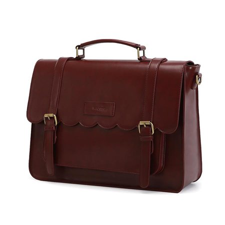Sofia - Women's Vegan Leather Rickrack Briefcase Regular price €56,95 Sale price €49,95