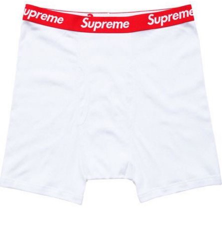 Supreme boxer briefs (white)