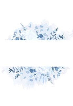 Dusty Blue Floral Background