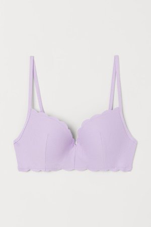 Push-up Bikini Top - Light purple - Ladies | H&M US