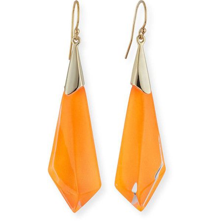 Orange Hanging Earrings