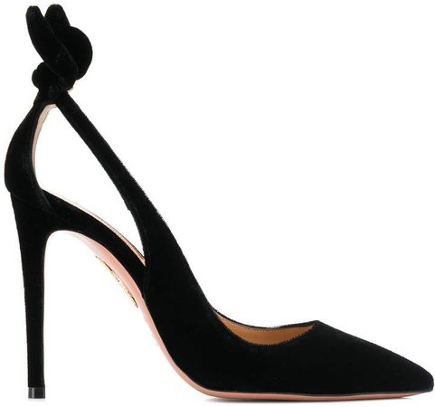 pointed knot detail pumps