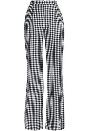 Gingham twill wide-leg pants | SONIA RYKIEL | Sale up to 70% off | THE OUTNET