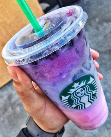 pink and purple starbucks drink - Google Search