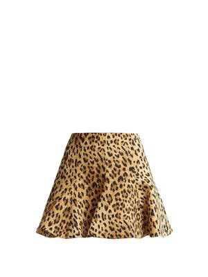 Valentino | Leopard Print Skirt