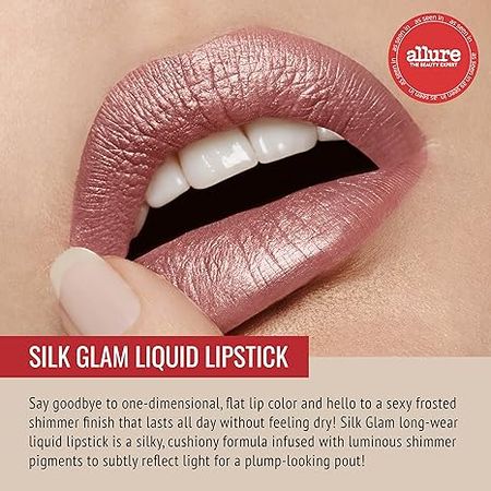 Amazon.com : Runway Rogue Silk Glam Liquid Lipstick, Long-Wear Golden-Copper Liquid Lipstick, Couture : Beauty & Personal Care
