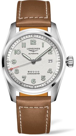 Spirit Automatic Leather Strap Watch, 40mm