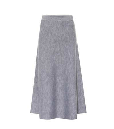 Freddie wool-blend skirt